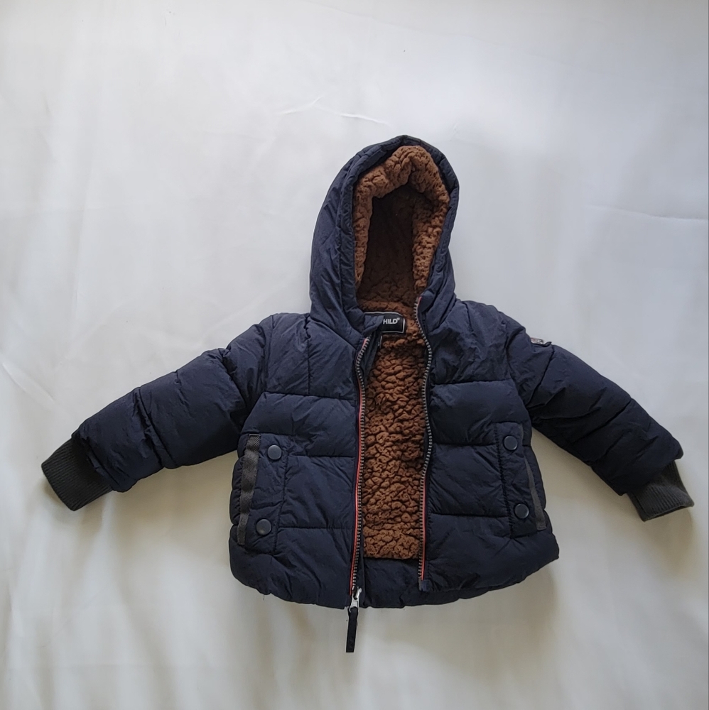 Rothschild & Co Baby Boys Sherpa Lined Puffer Jacket